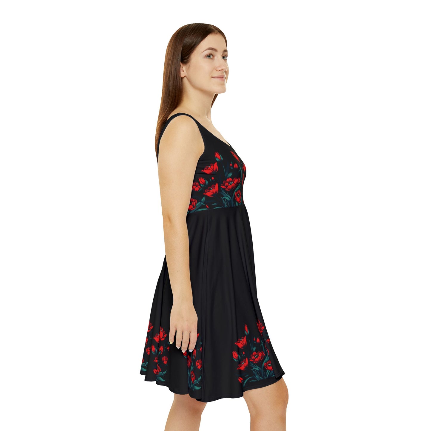Red Tulip Garden Dress