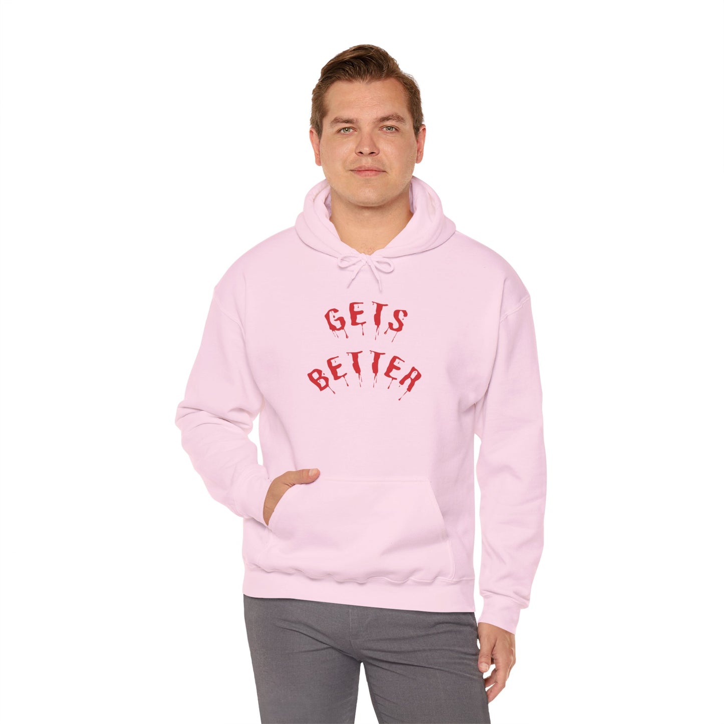 GETS BETTER Heavy Blend Hooded Sweatshirt