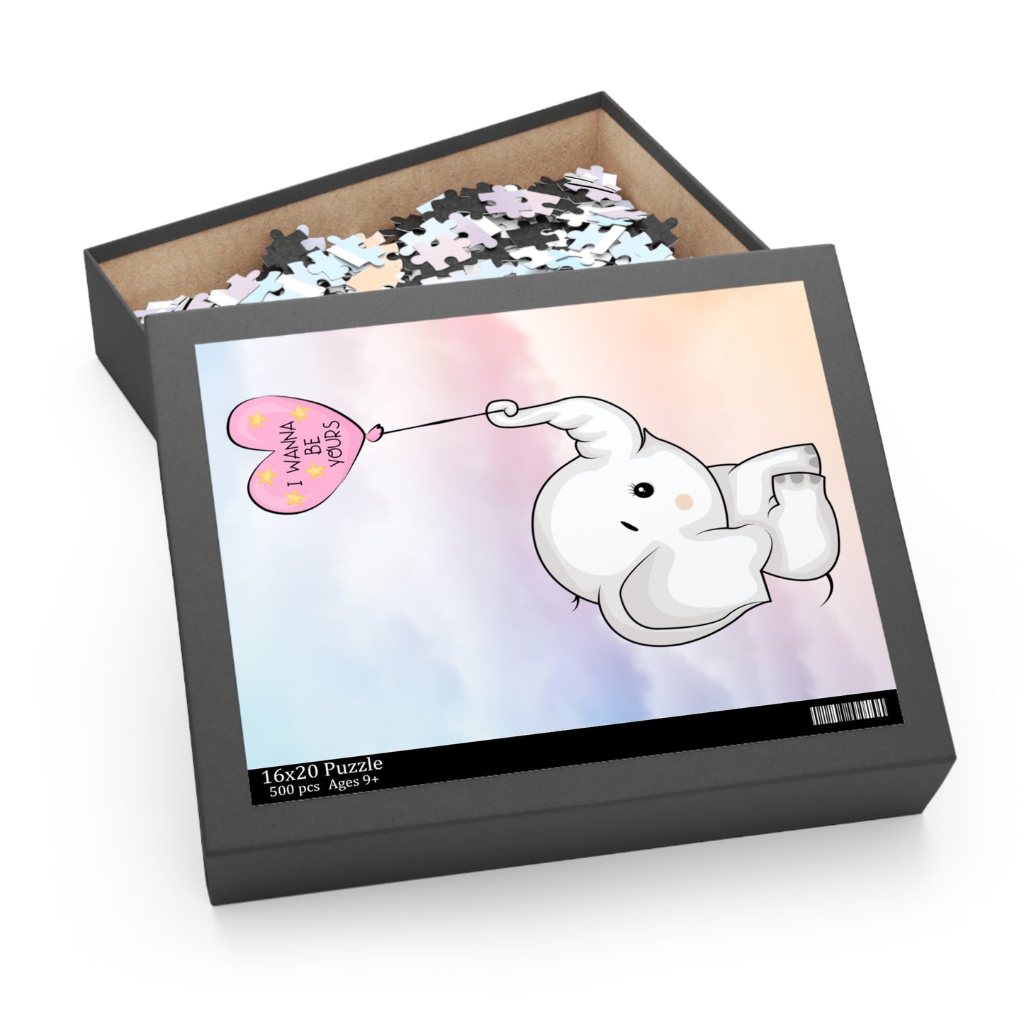Adorable Elephant Love Puzzle