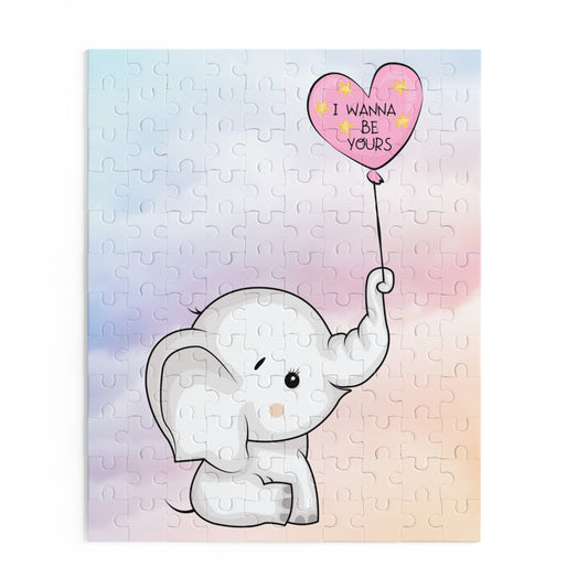 Adorable Elephant Love Puzzle