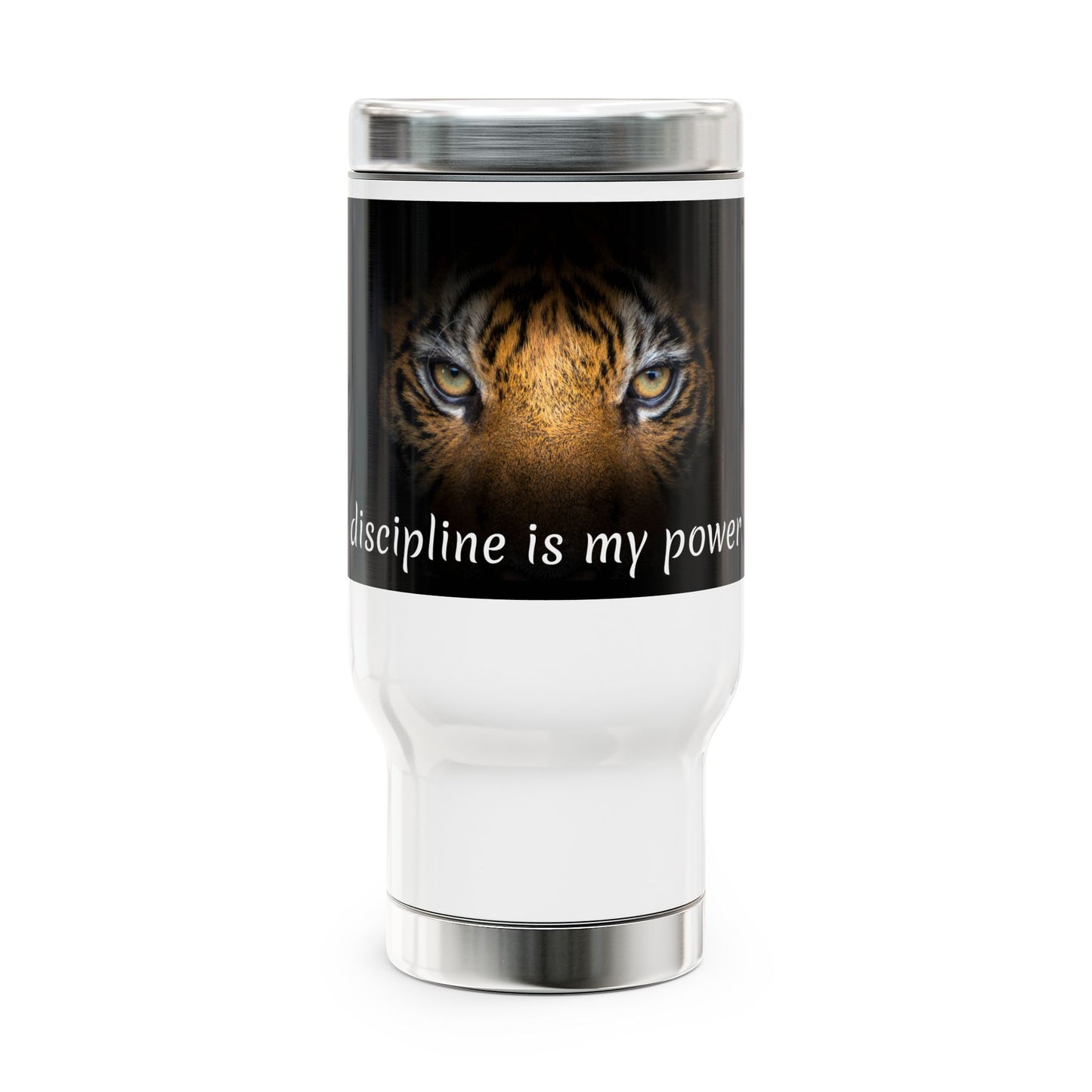 Stainless Steel Travel Mug with Handle, 14oz