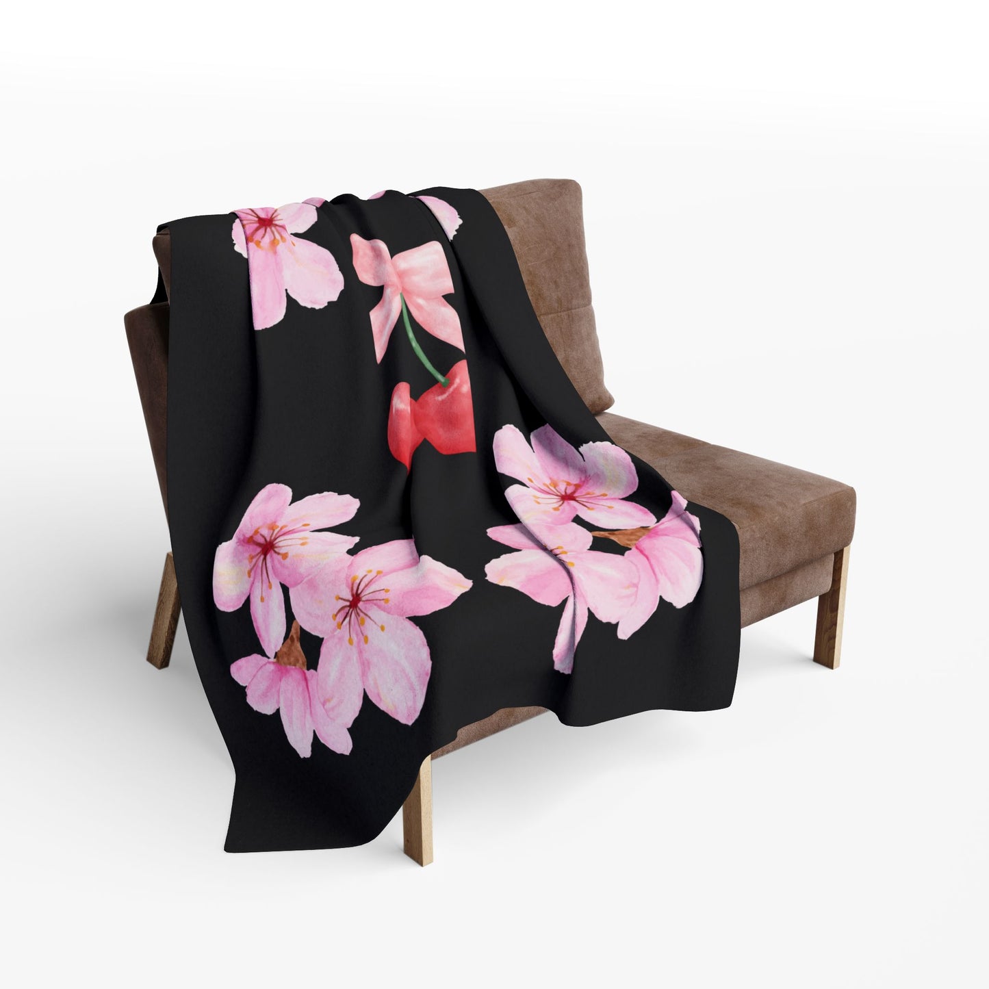 Cherry Blossom Fleece Blanket