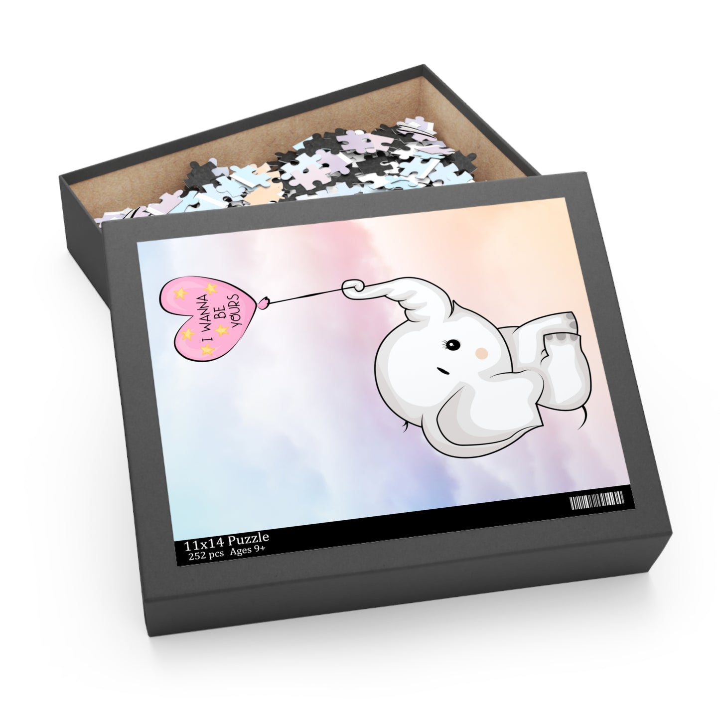 Adorable Elephant Love Puzzle