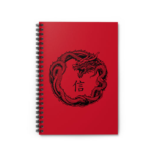 Dragon Themed Spiral Notebook