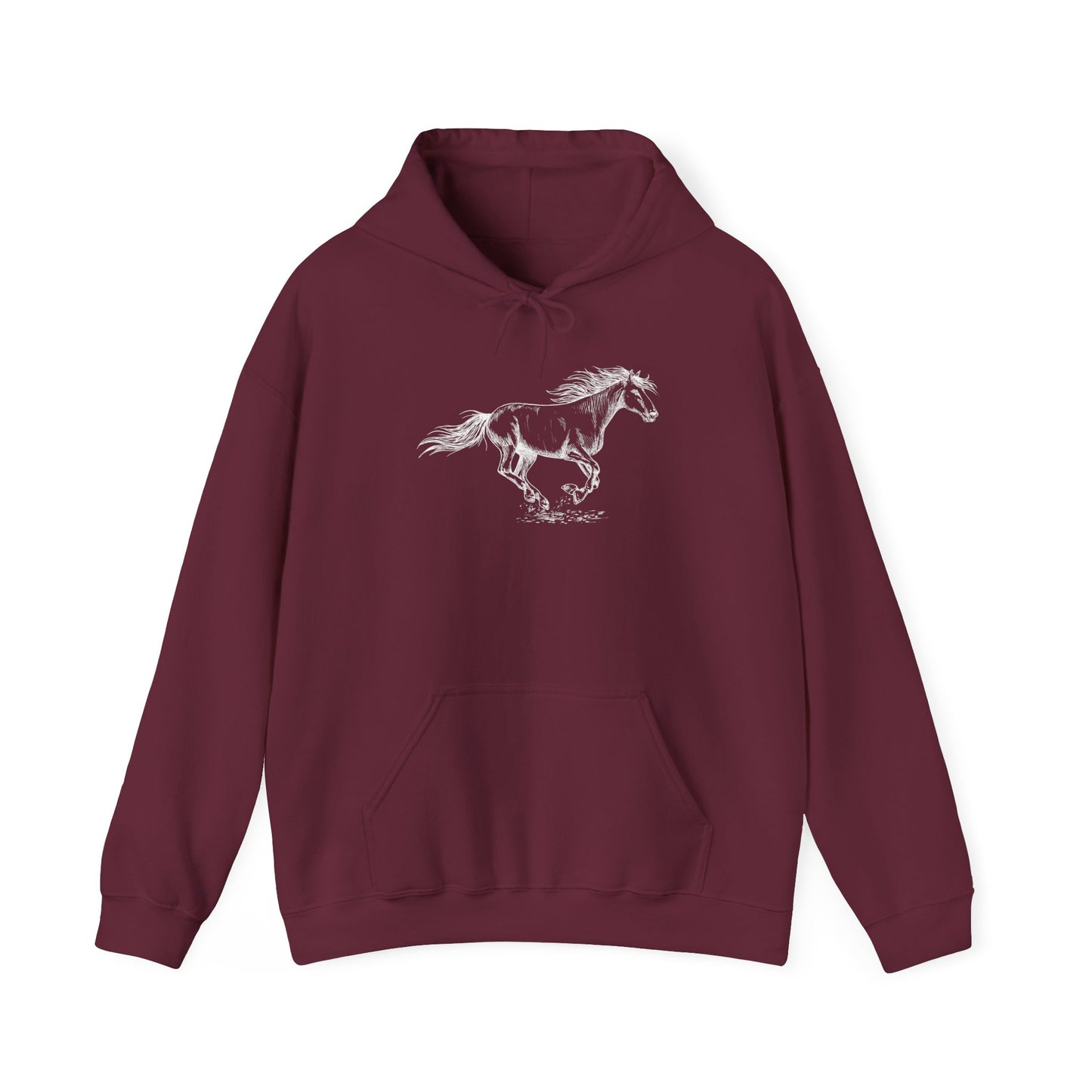 HORSE Unisex Heavy Blend Hooded Sweatshirt