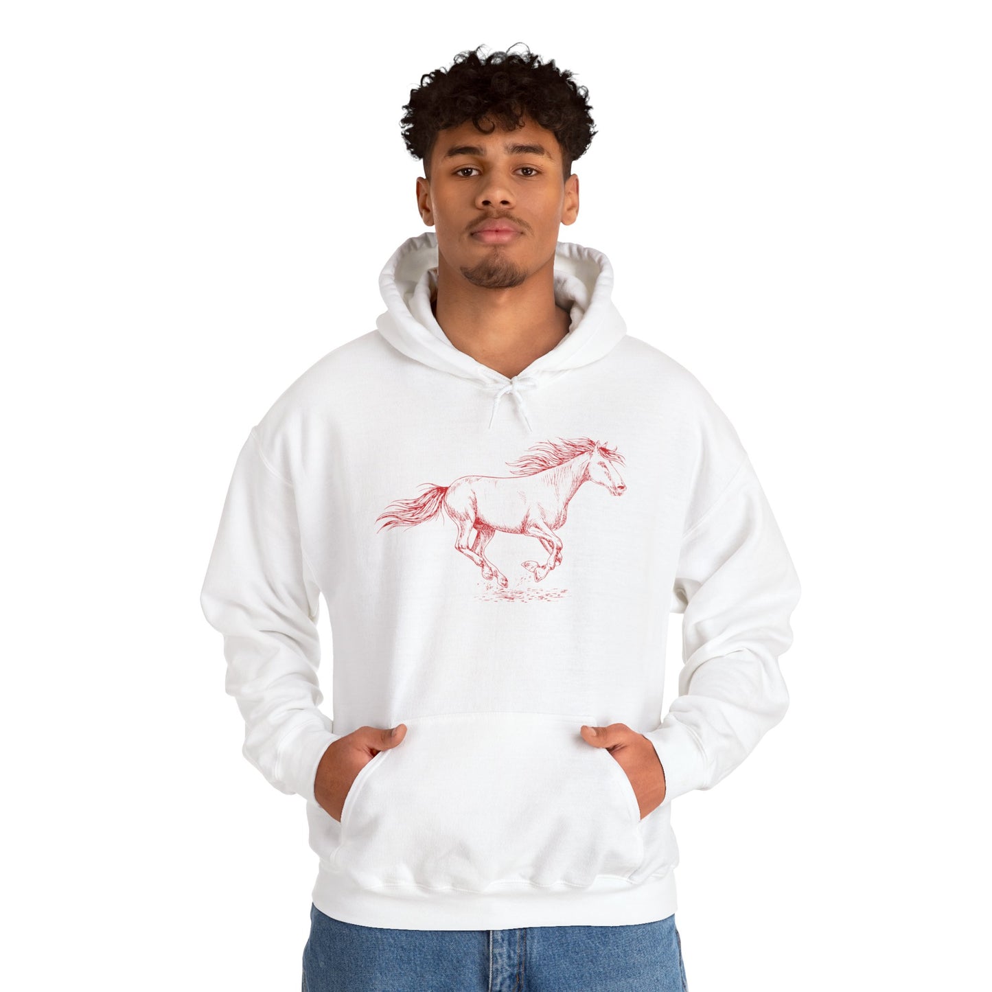 RED HORSE Heavy Blend Hooded Sweatshirt