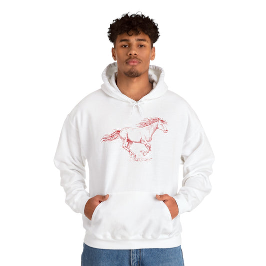 RED HORSE Heavy Blend Hooded Sweatshirt