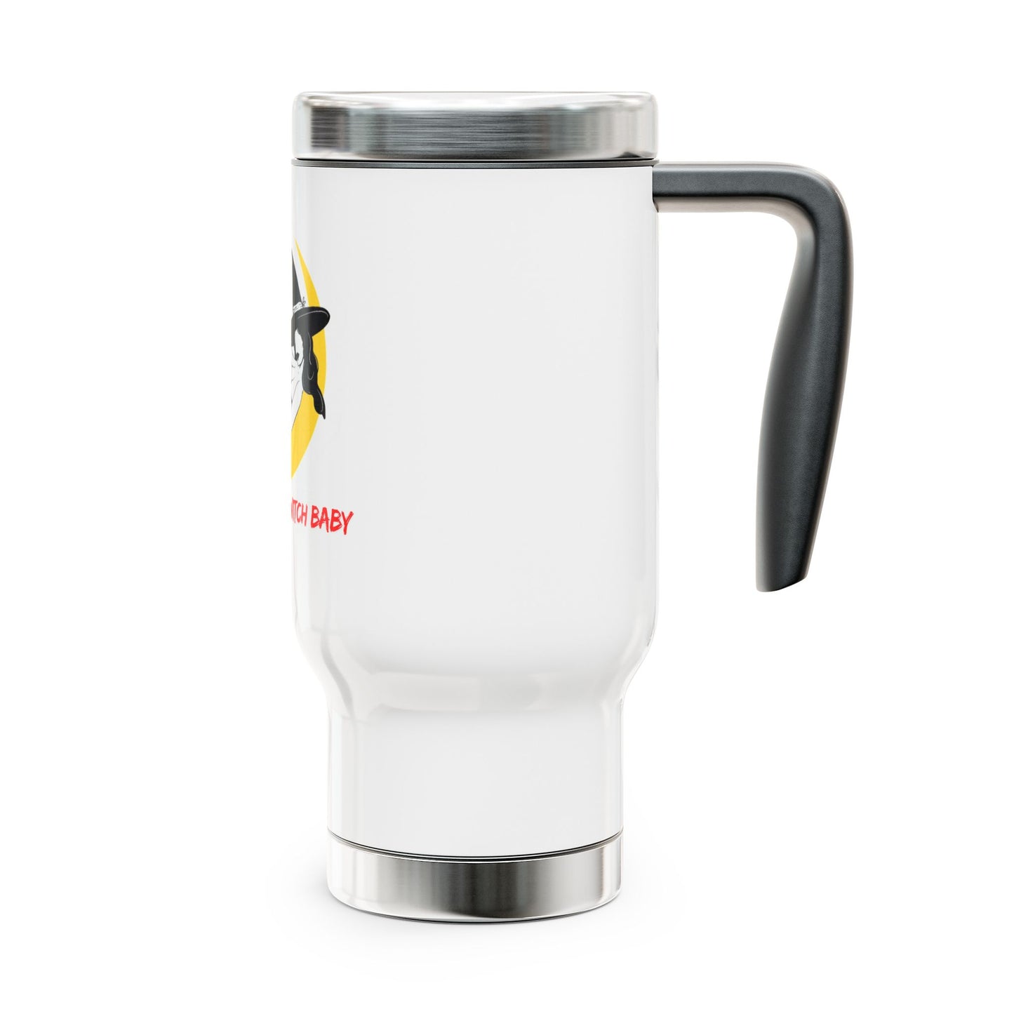 Stainless Steel Travel Mug with Handle, 14oz