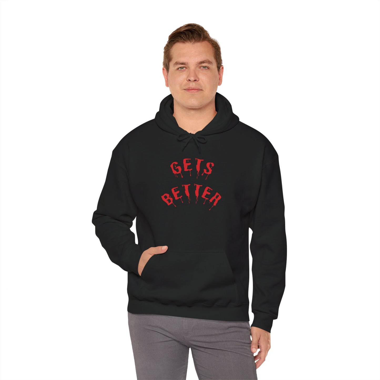 GETS BETTER Heavy Blend Hooded Sweatshirt