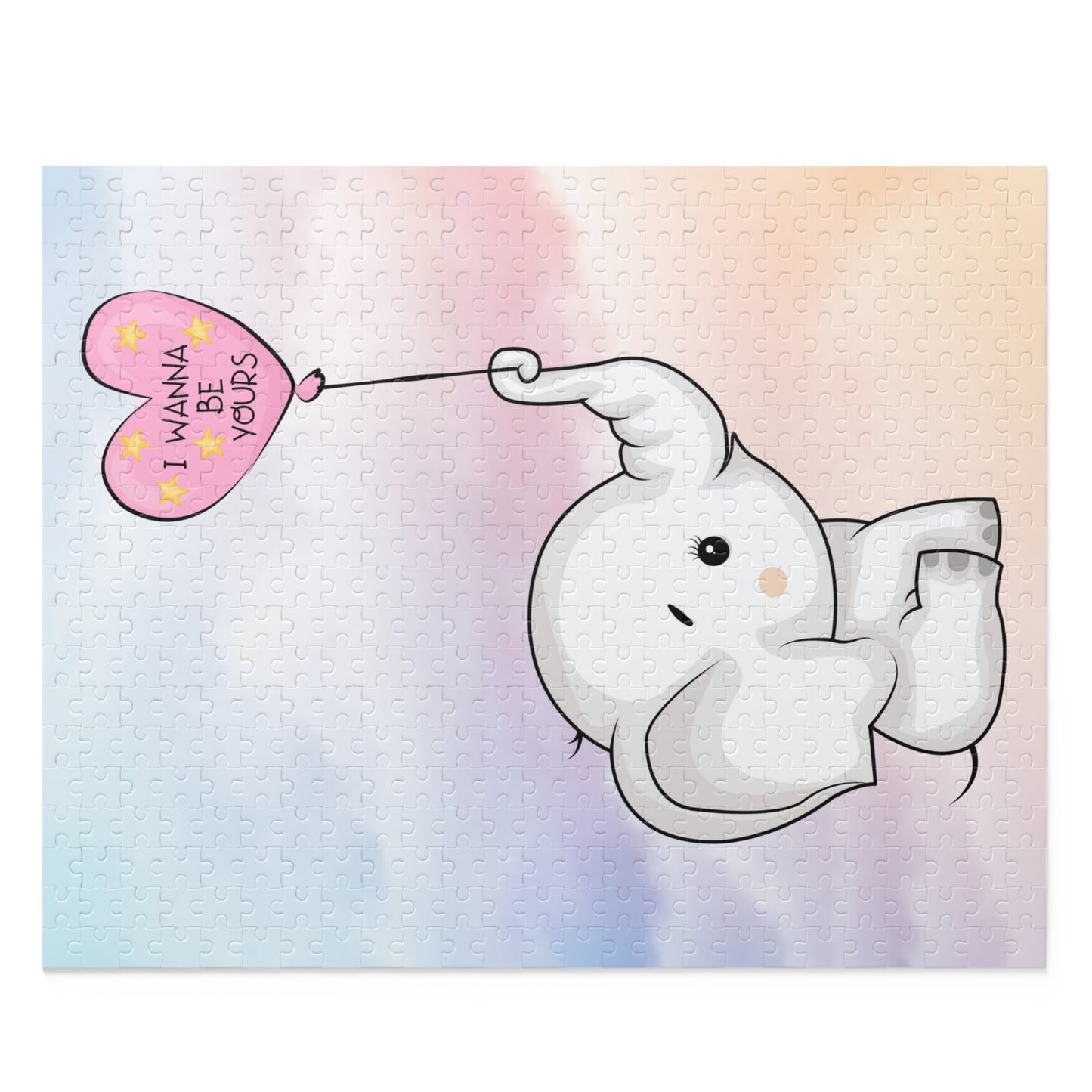 Adorable Elephant Love Puzzle