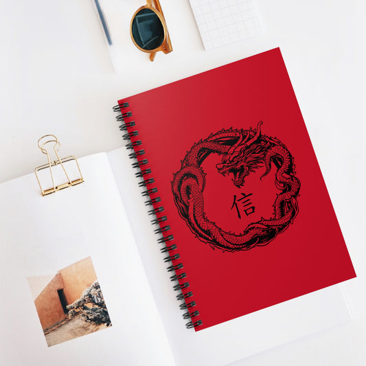 Dragon Themed Spiral Notebook