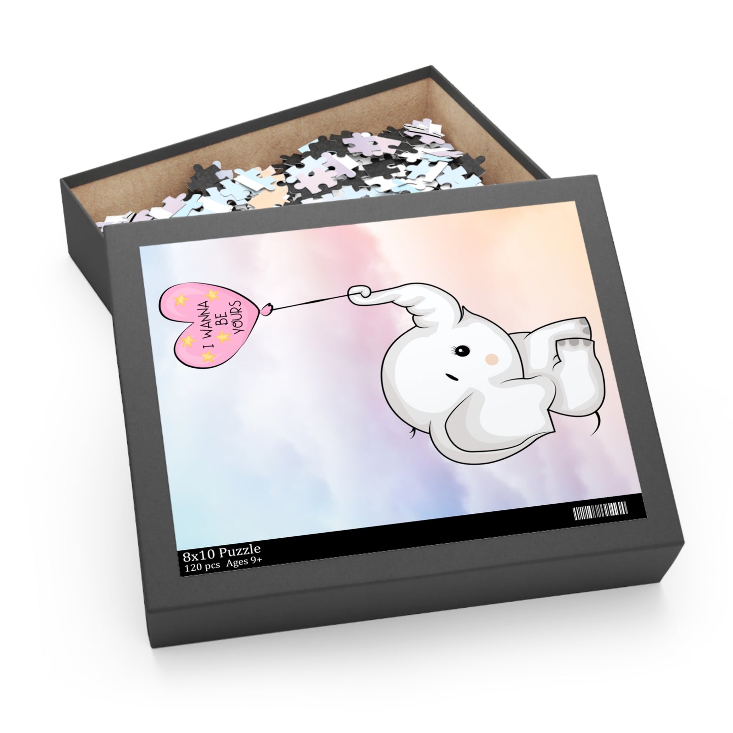 Adorable Elephant Love Puzzle