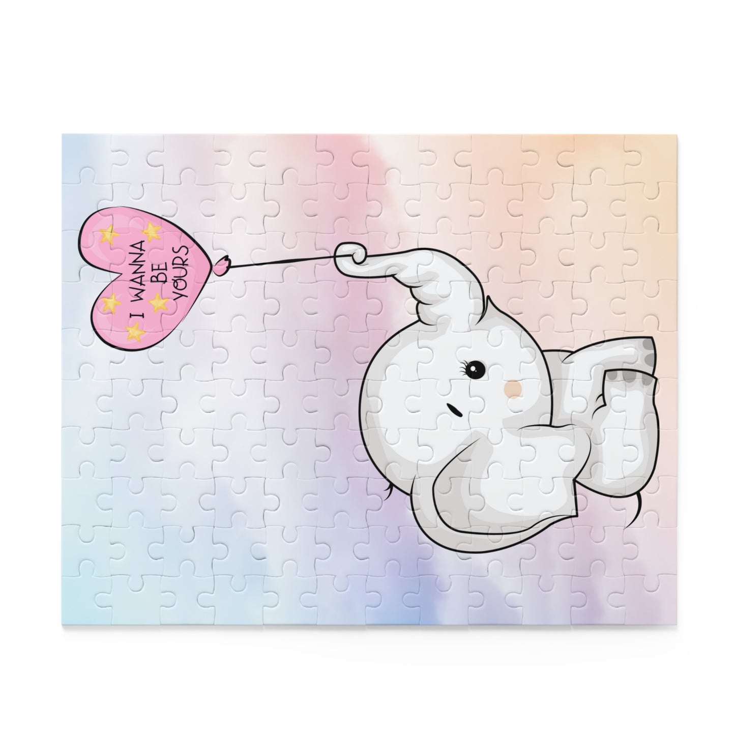 Adorable Elephant Love Puzzle
