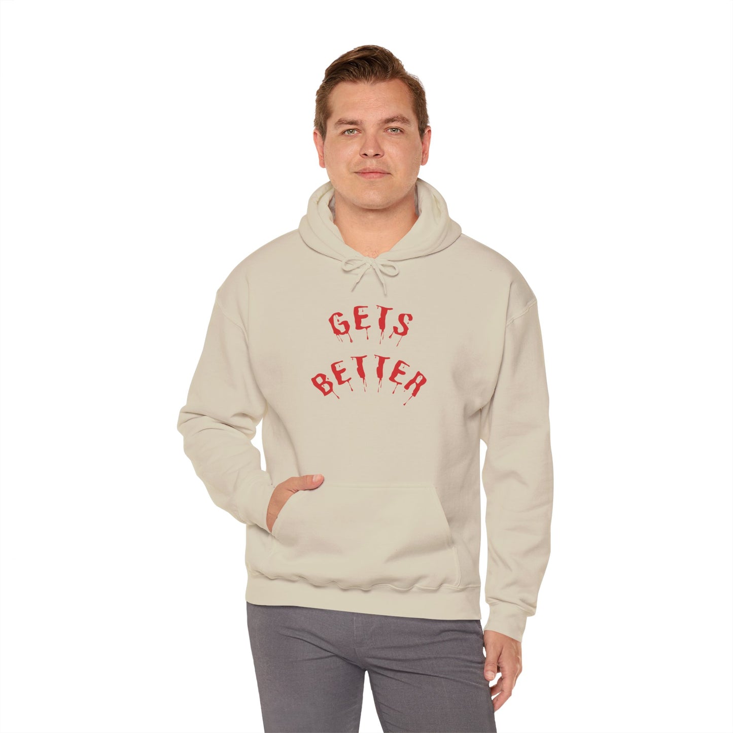 GETS BETTER Heavy Blend Hooded Sweatshirt