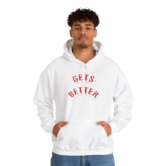 GETS BETTER Heavy Blend Hooded Sweatshirt