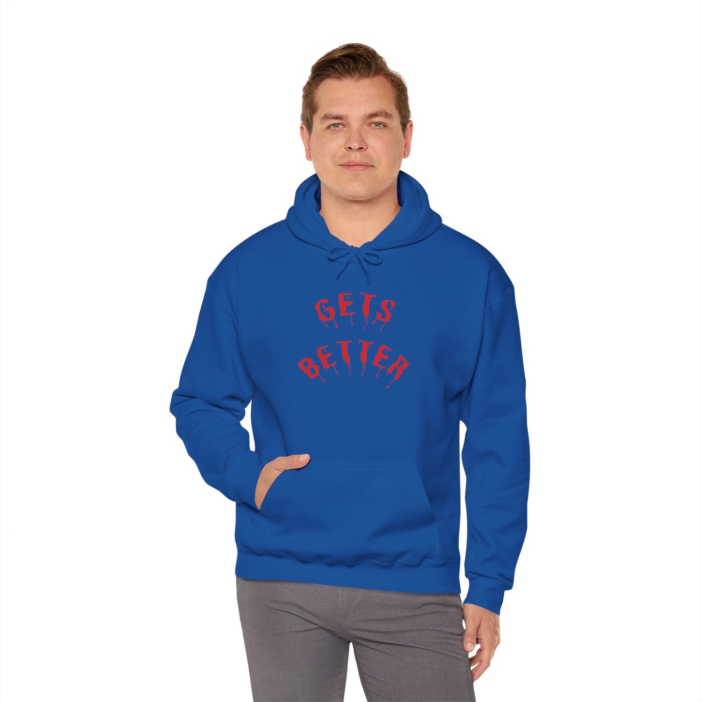 GETS BETTER Heavy Blend Hooded Sweatshirt