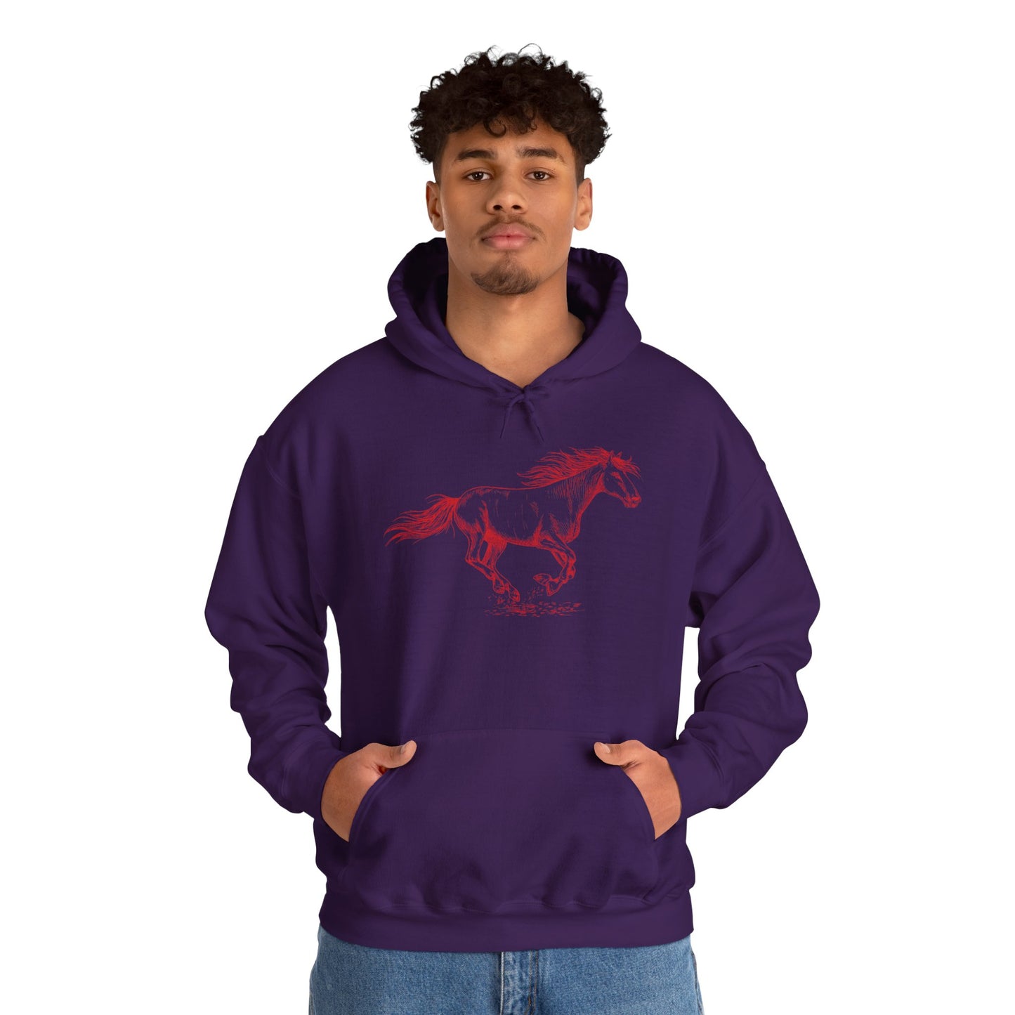 RED HORSE Heavy Blend Hooded Sweatshirt