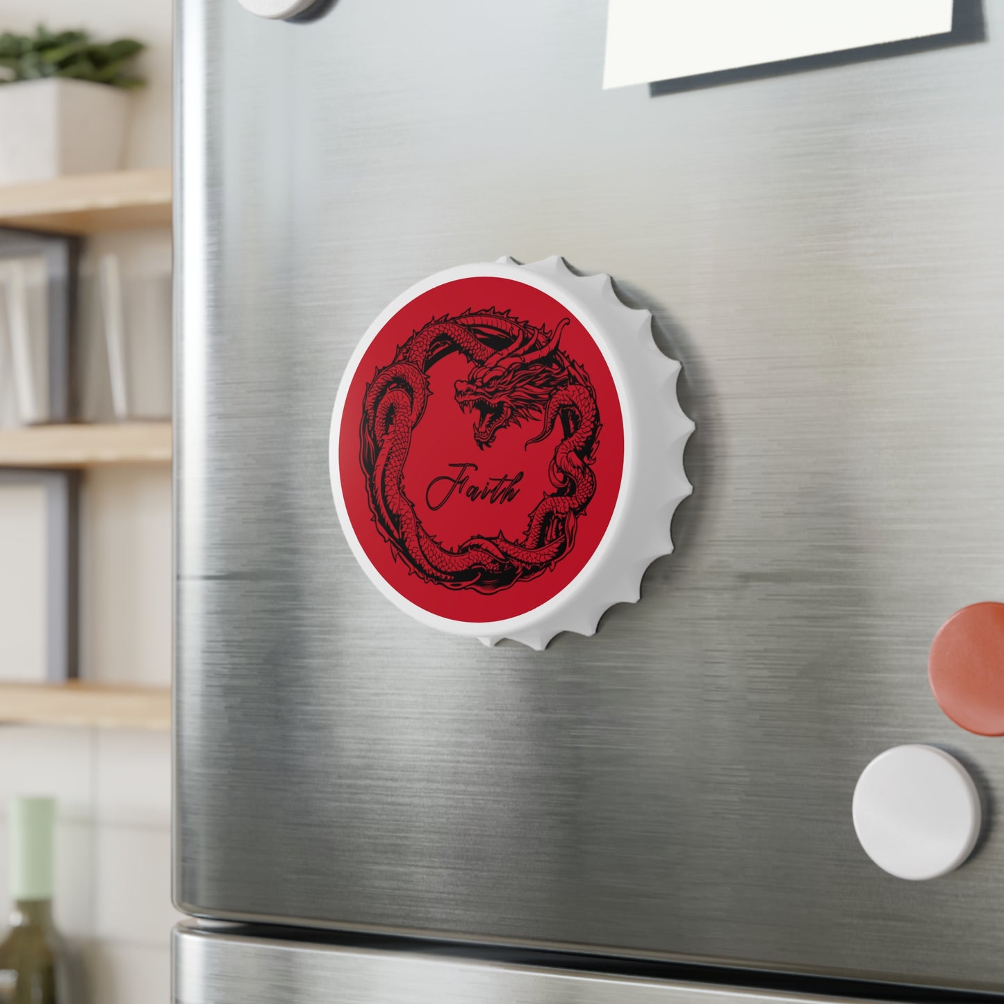 Red Dragon Design Bottle Opener