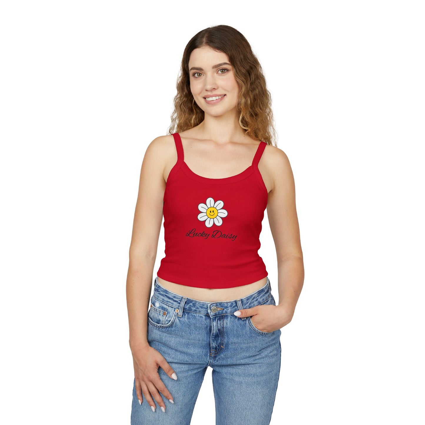Lucky Daisy Spaghetti Strap Tank Top