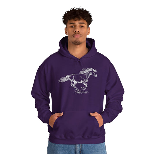 HORSE Unisex Heavy Blend Hooded Sweatshirt