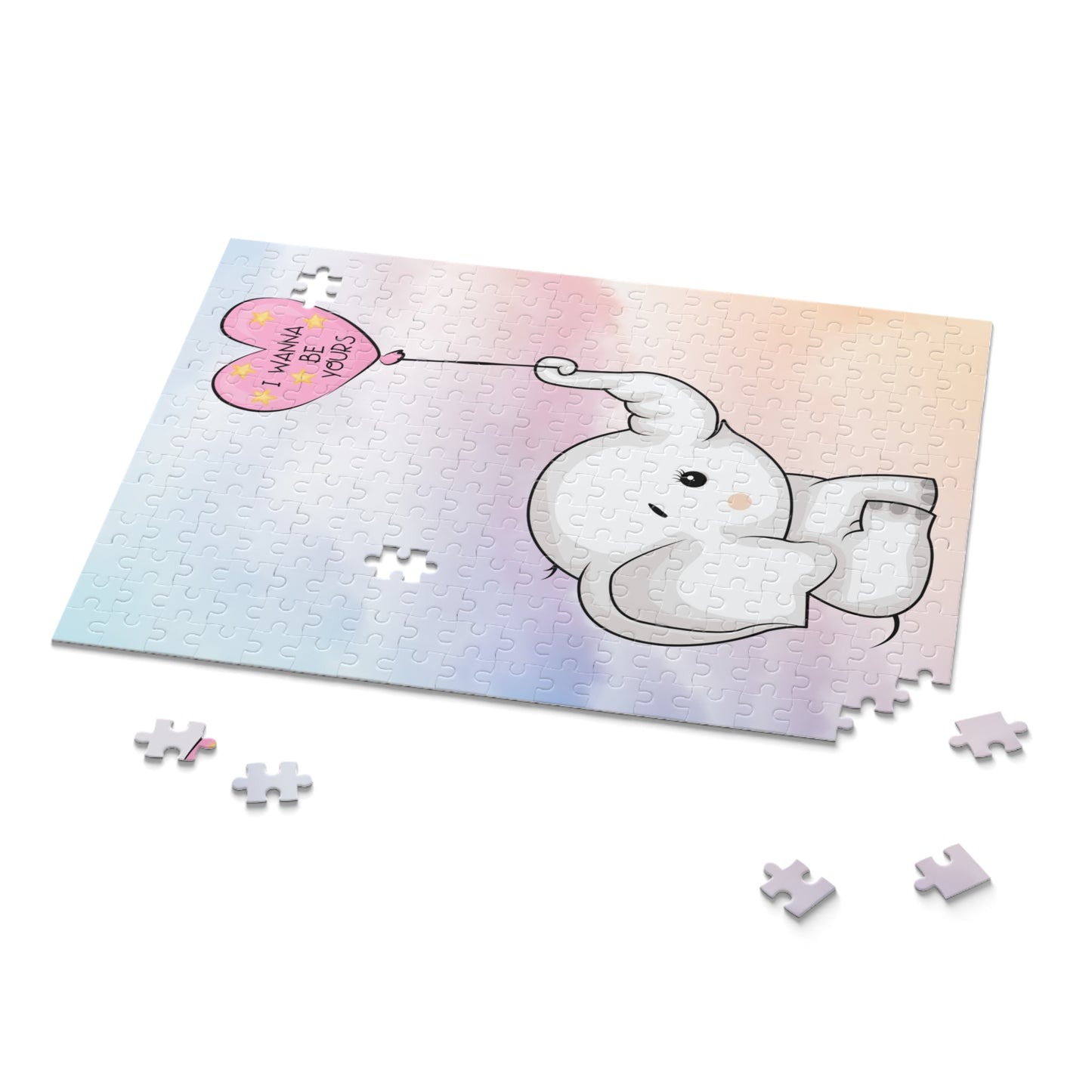 Adorable Elephant Love Puzzle