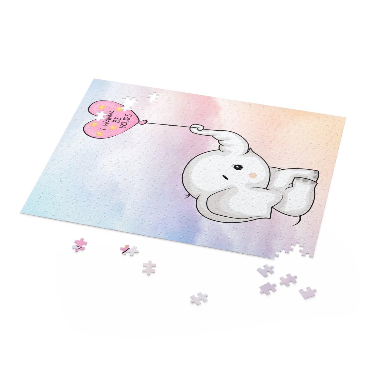 Adorable Elephant Love Puzzle