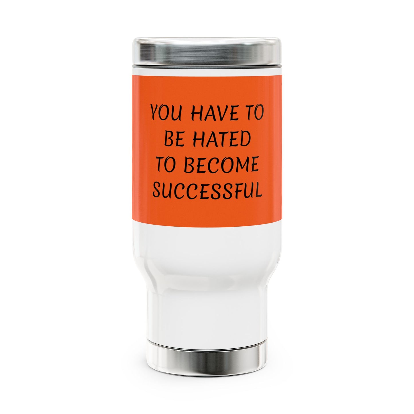 Stainless Steel Travel Mug with Handle, 14oz