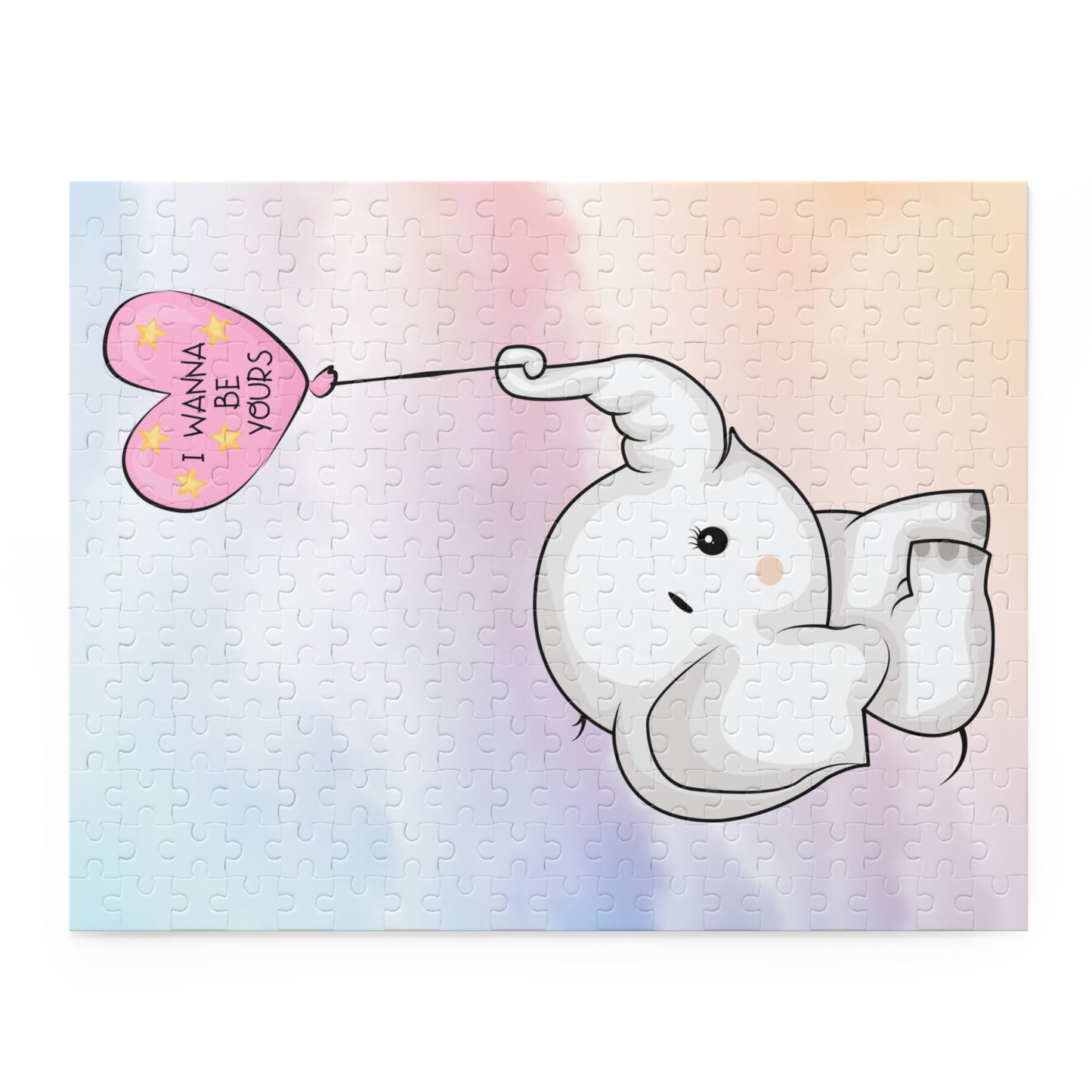 Adorable Elephant Love Puzzle