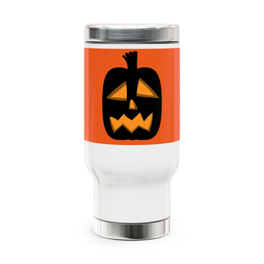 Stainless Steel Travel Mug with Handle, 14oz