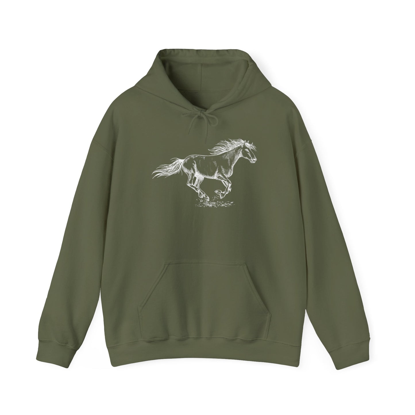 HORSE Unisex Heavy Blend Hooded Sweatshirt