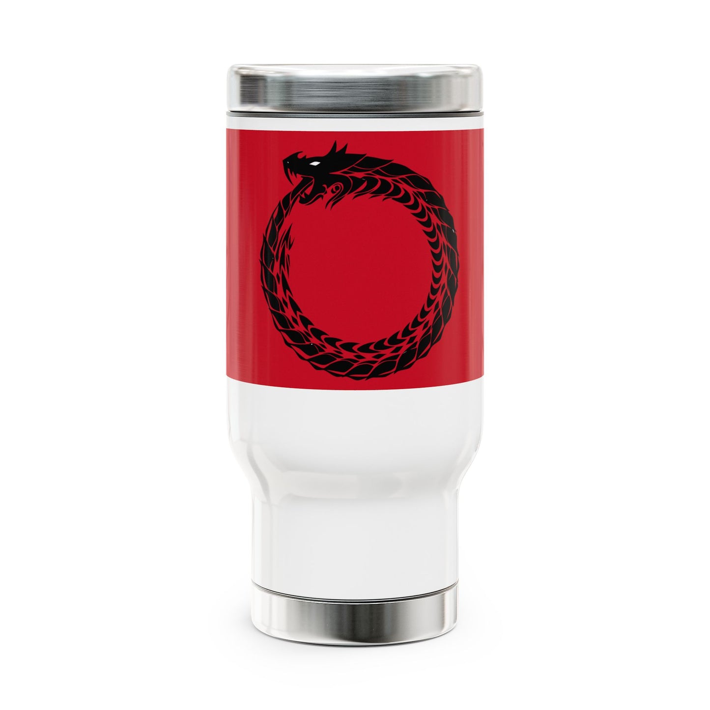 Stainless Steel Travel Mug with Handle, 14oz