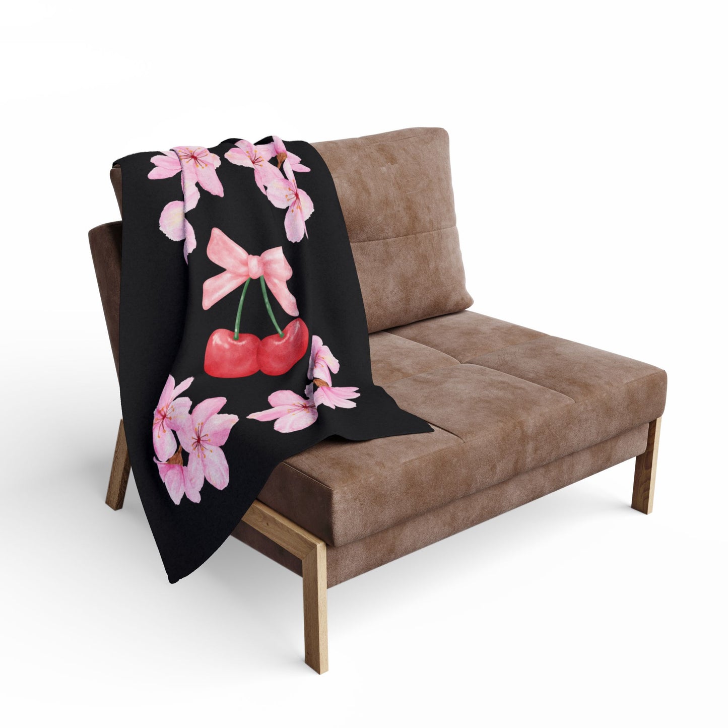 Cherry Blossom Fleece Blanket