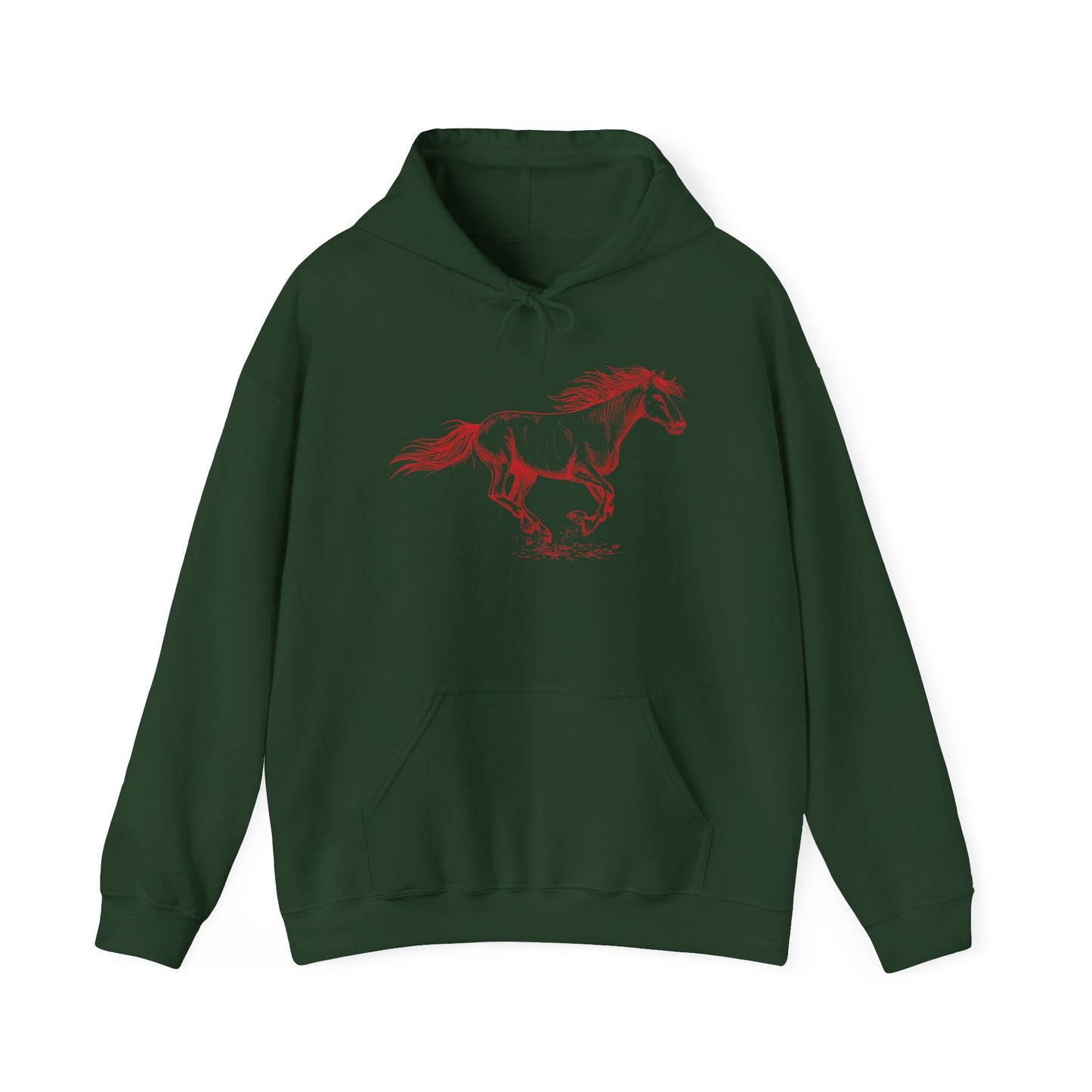 RED HORSE Heavy Blend Hooded Sweatshirt