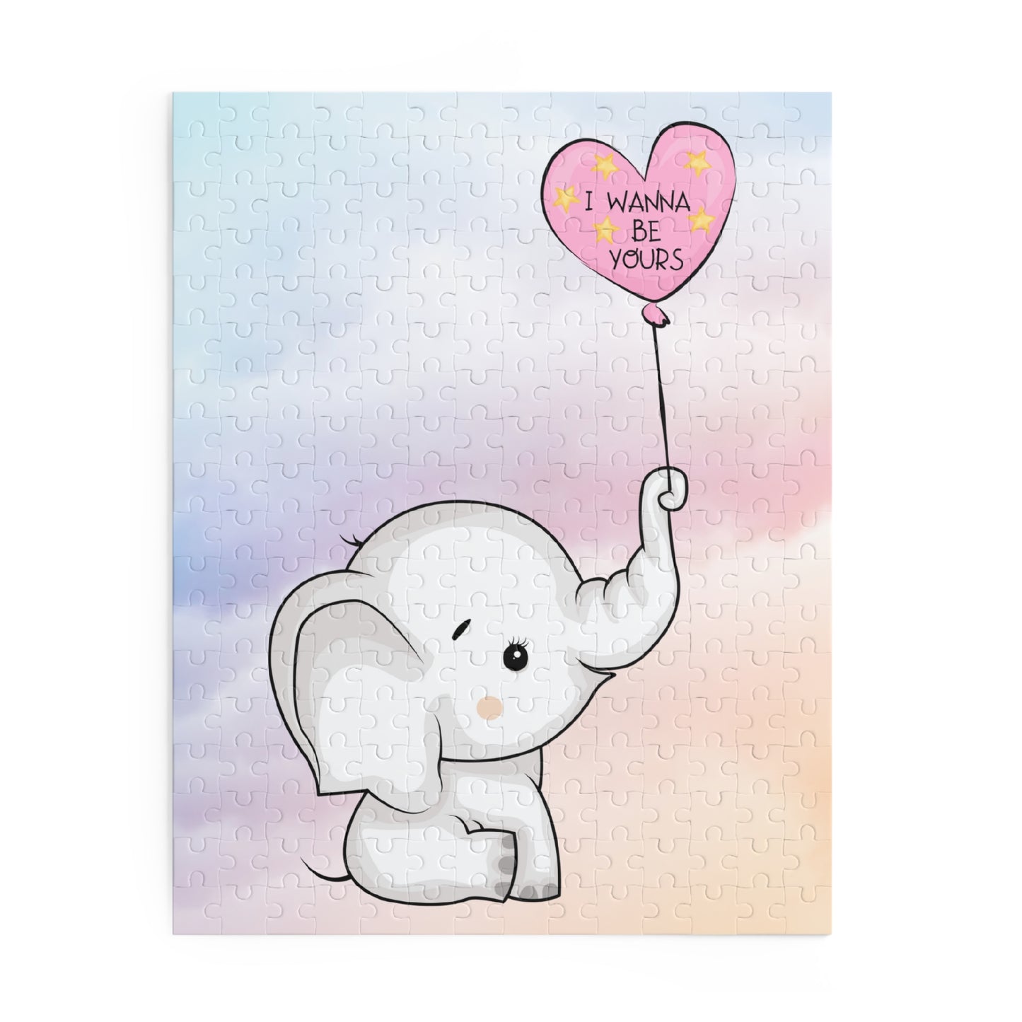 Adorable Elephant Love Puzzle