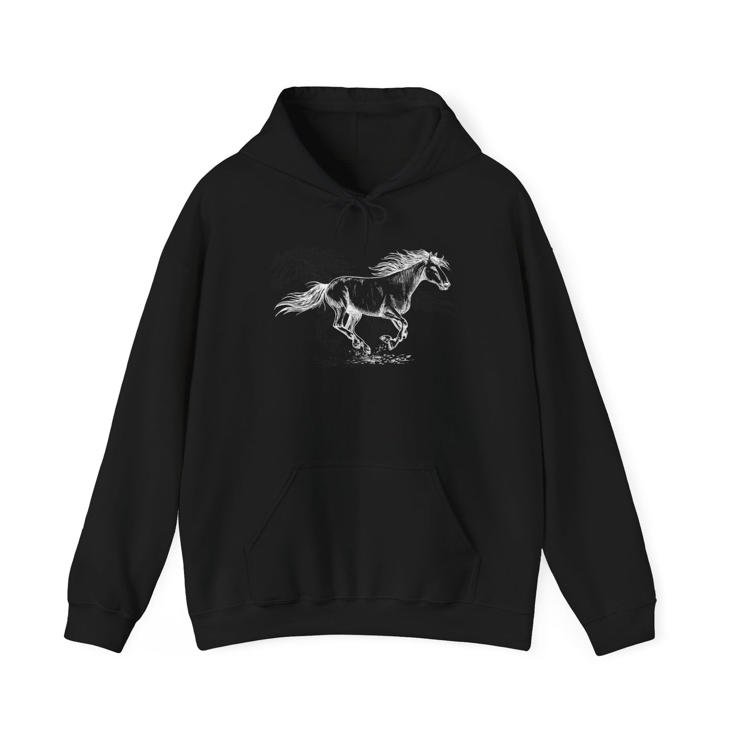 HORSE Unisex Heavy Blend Hooded Sweatshirt