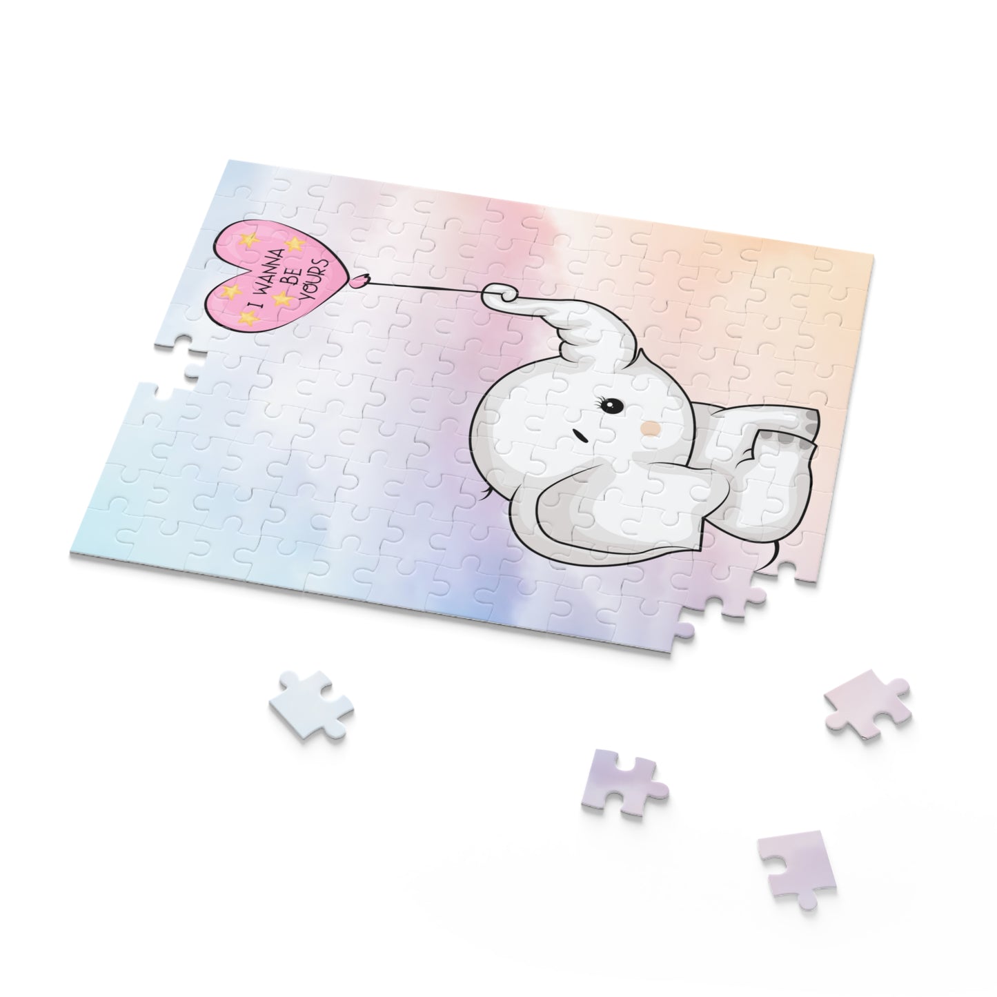 Adorable Elephant Love Puzzle