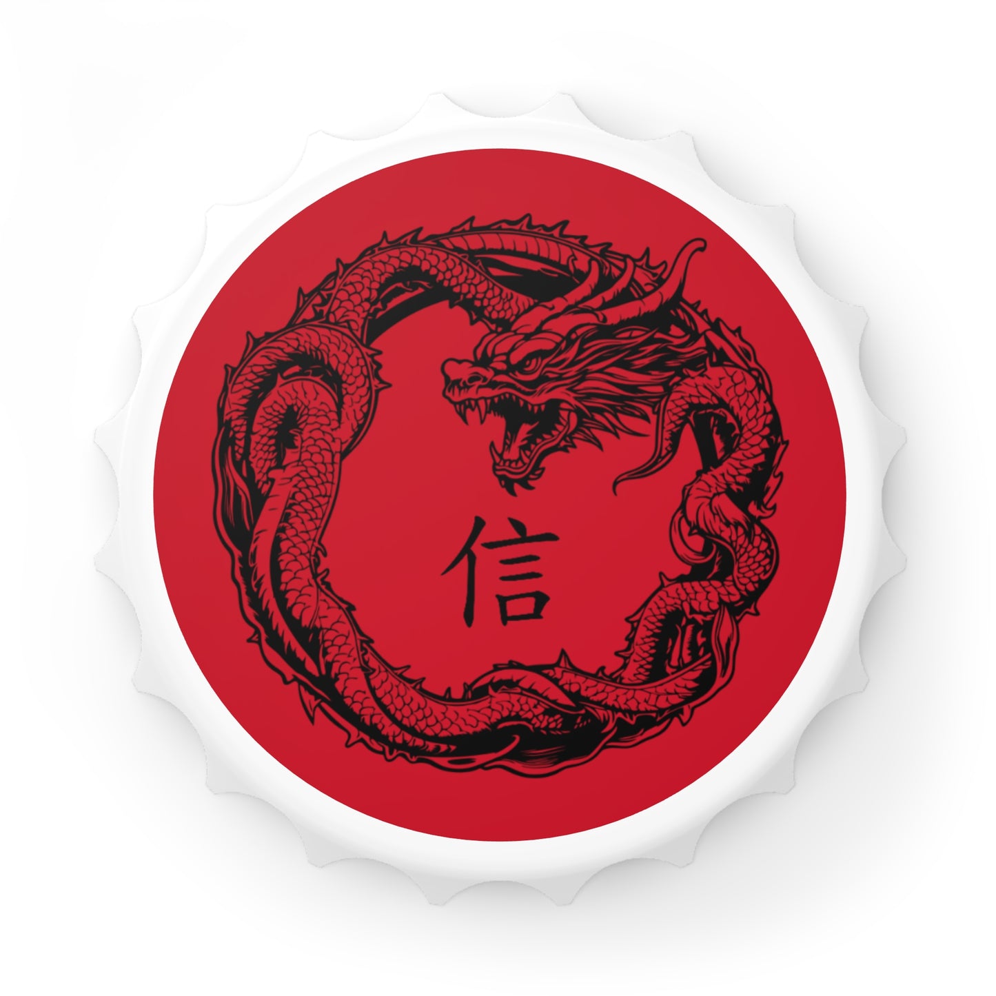 Red Dragon Design Bottle Opener